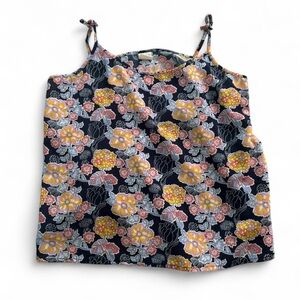 Wild Pearl Navy Floral Camisole